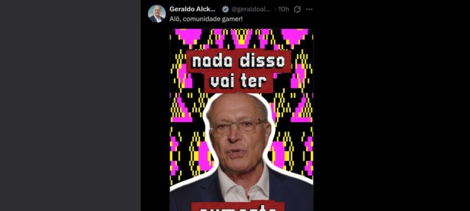 Após recuo de imposto, Alckmin diz em vídeo que taxação de eletrônicos é “fake news” 2 ocrente 1772293795