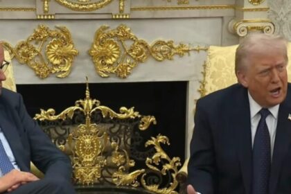 Trump ameaça embargo à Espanha e avalia sucessão no Irã ao lado de chanceler alemão 14 ocrente 1772562879