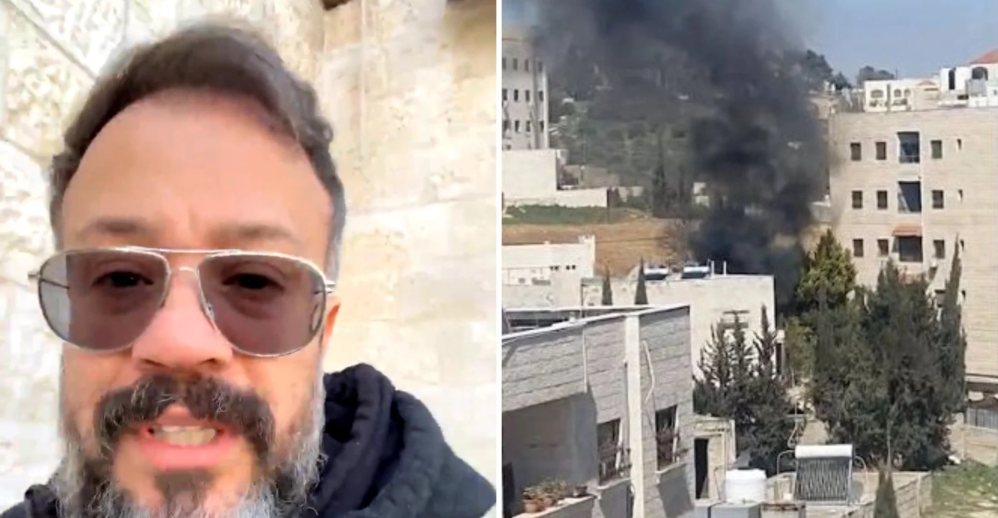 Foguetes atingem bairro de Amã e ampliam clima de alerta na Jordânia, diz pastor brasileiro 2 ocrente 1772786075