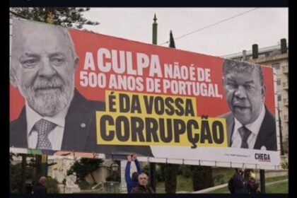 Direita portuguesa protesta contra Lula em dia de posse do novo presidente de Portugal 20 ocrente 1773081272