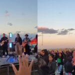 Amanhecer reúne fiéis em culto na Praia do Cassino, em Rio Grande (RS) 5 ocrente 1773142465