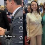 Flávio Bolsonaro e Maria Corina Machado firmam cooperação em cerimônia de posse no Chile 4 ocrente 1773257677