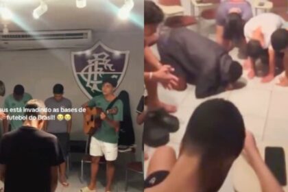Jogadores da base do Fluminense criam célula de oração no CT em Duque de Caxias 8 ocrente 1773315253