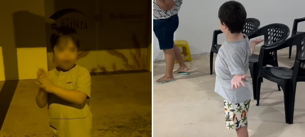 Menino de 6 anos com síndrome de Down convence pastor a abrir igreja à noite em SP 2 ocrente 1774433960