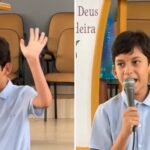 Vídeo de menino de 11 anos, antes autista não verbal, cantando em culto emociona redes sociais 4 ocrente 1774558211