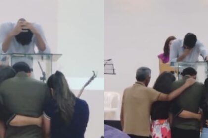 Emoção no altar: filho decide seguir a fé durante pregação do irmão e vídeo ultrapassa 2 milhões de views 16 ocrente 1774603155