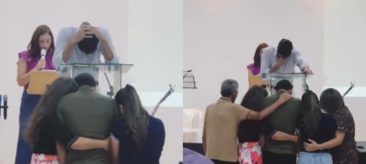 Emoção no altar: filho decide seguir a fé durante pregação do irmão e vídeo ultrapassa 2 milhões de views 2 ocrente 1774603155