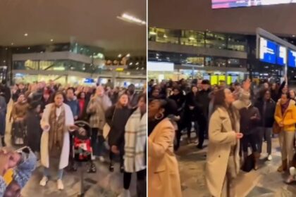 Louvor toma Estação Central de Roterdã e atrai centenas de passageiros 2 ocrente 1774670669