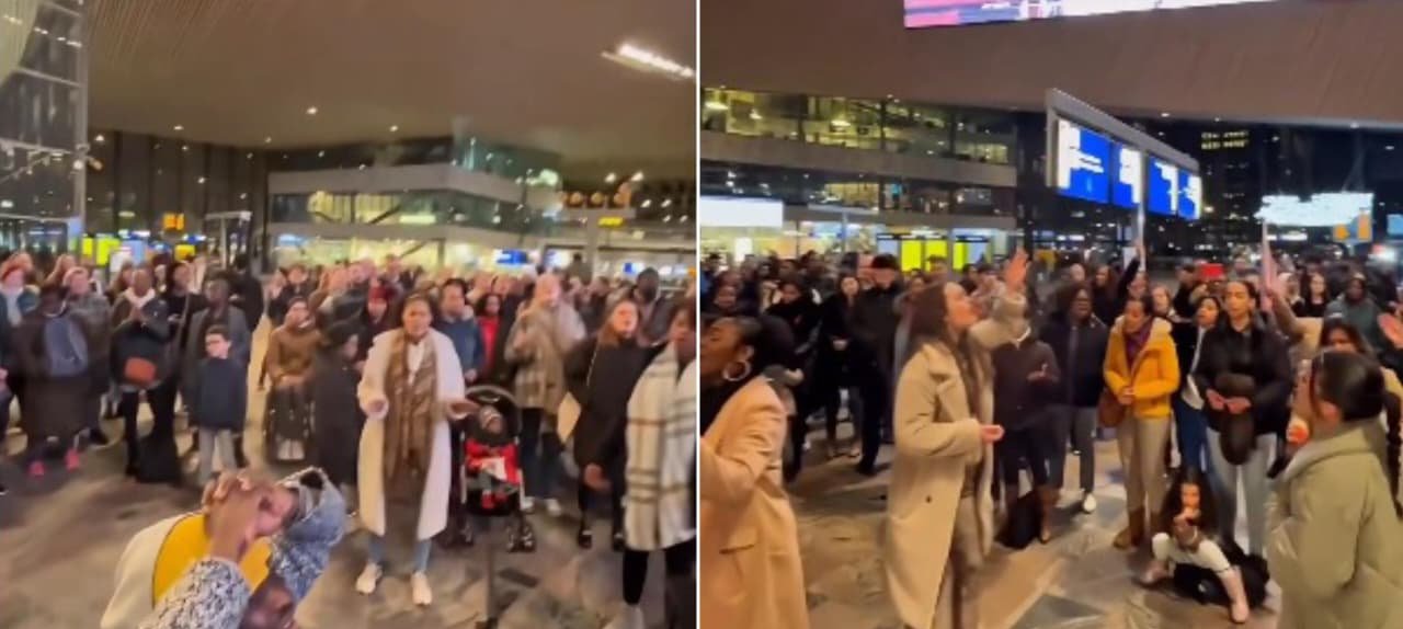 Louvor toma Estação Central de Roterdã e atrai centenas de passageiros 2 ocrente 1774670669