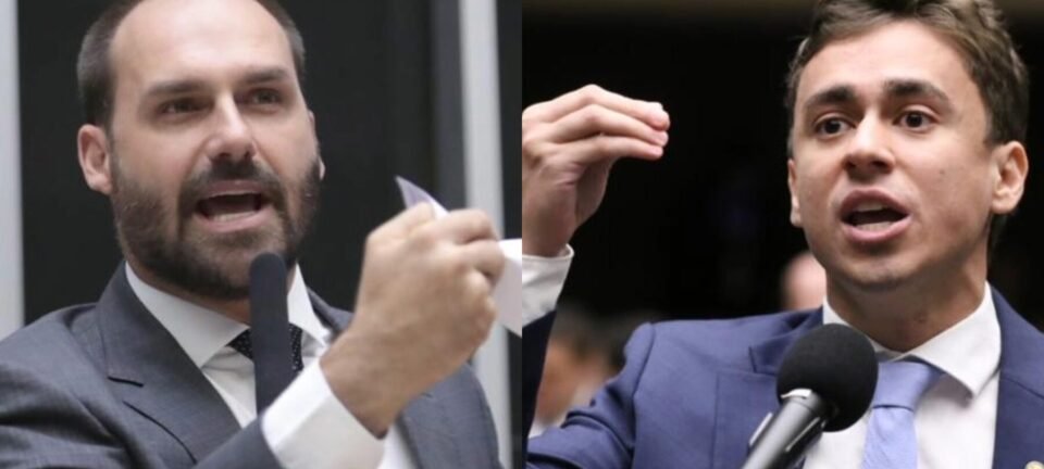 Nova troca de acusações esquenta disputa entre Eduardo Bolsonaro e Nikolas Ferreira 2 ocrente 1775348354