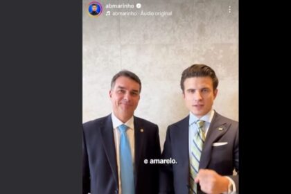 Humorista André Marinho oficializa apoio a Flávio Bolsonaro na disputa presidencial 10 ocrente 1775627356
