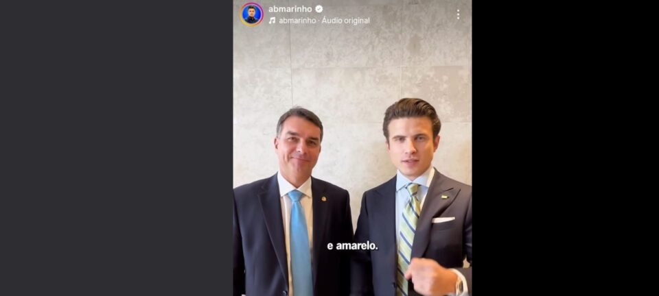 Humorista André Marinho oficializa apoio a Flávio Bolsonaro na disputa presidencial 2 ocrente 1775627356