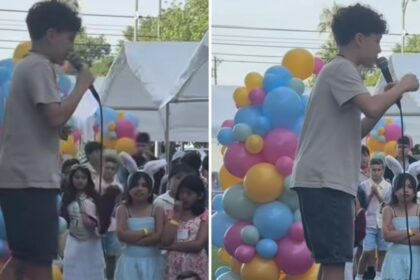 Menino de 11 anos lidera pregação de Páscoa para mais de mil crianças em Los Angeles 18 ocrente 1775789360