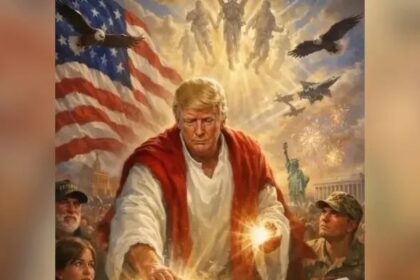 Postagem que retrata Trump como Jesus é tachada de blasfêmia por líderes evangélicos 10 ocrente 1776188088