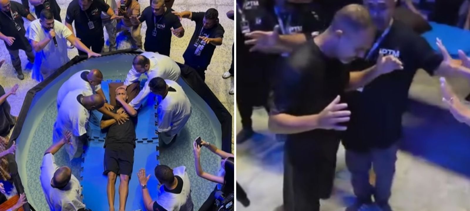 Homem se ergue e caminha após batismo em igreja de Madureira 2 ocrente 1776310510