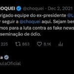 Perfil de Lula no X trocou mensagens com Choquei, cujo proprietário foi preso pela PF 5 ocrente 1776315038
