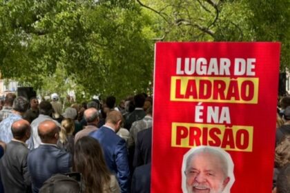 Protesto do partido Chega recebe Lula com críticas em Lisboa 10 ocrente 1776796482