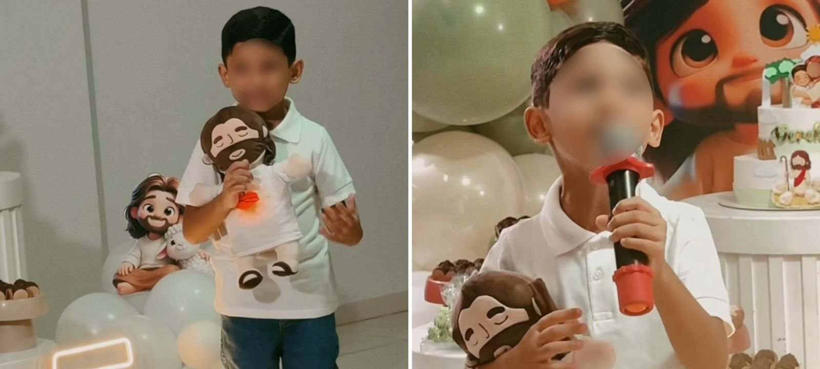 Menino de 5 anos escolhe tema “Jesus” para festa e convida convidados a se converterem 2 ocrente 1777123162