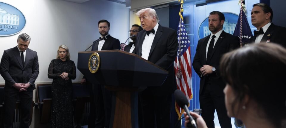 Trump atribui a “lobo solitário” ataque a tiros que adiou jantar de correspondentes 2 ocrente 1777180761