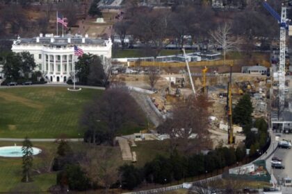 Republicanos querem acelerar construção de salão de eventos na Casa Branca após atentado contra Trump 20 ocrente 1777353591
