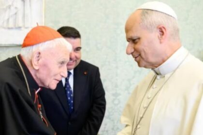 Cardeal albanês de 97 anos, símbolo da resistência ao comunismo, entrega relíquia a Leão XIV 6 ocrente 1777673070
