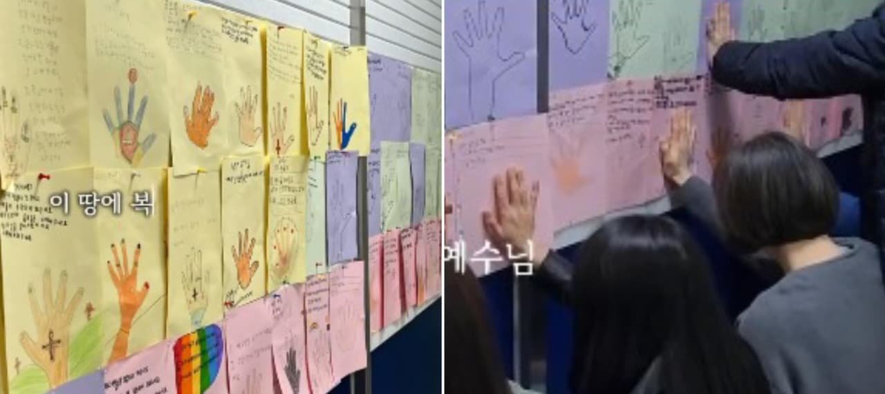 Mural de oração mobiliza alunos, pais e professores em escola cristã na Coreia do Sul 2 ocrente 1778030371