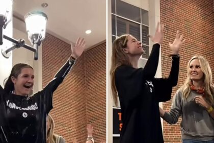 Jovem surda professa fé em língua de sinais durante batismo coletivo na Universidade Estadual de Oklahoma 2 ocrente 1778033957