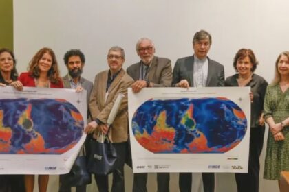 IBGE divulga mapa-múndi invertido que coloca o Brasil no centro da representação global 20 ocrente 1778189722