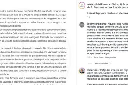 Charge sobre “penduricalhos” de juízes provoca reação e notas de repúdio no Judiciário 6 ocrente 1778451552