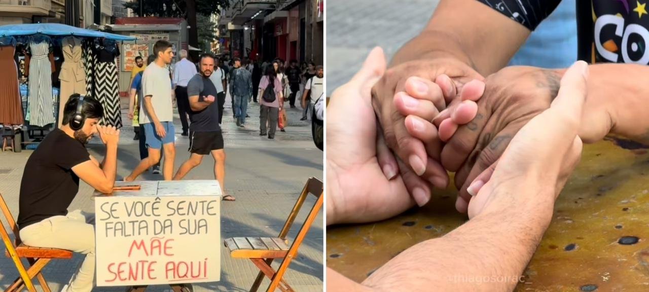 Ação no Dia das Mães leva oração e música a quem perdeu a mãe em rua de São Paulo 2 ocrente 1778609064