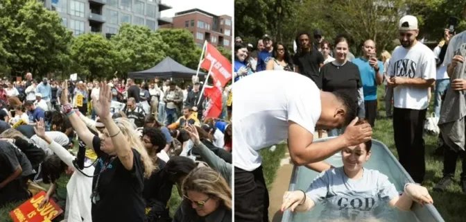 Marcha para Jesus reúne multidão em Columbus e realiza 43 batismos nas ruas 2 ocrente 1778614474