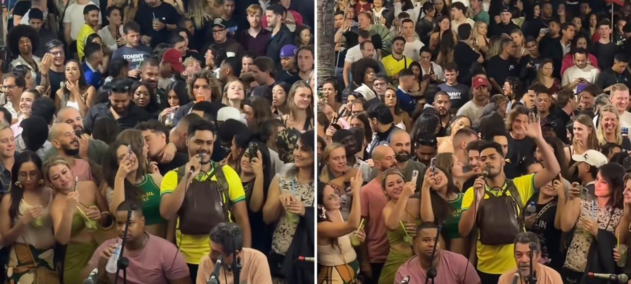 Jovem surpreende roda de samba na Pedra do Sal ao declarar amor por Jesus e vídeo viraliza 2 ocrente 1778784564