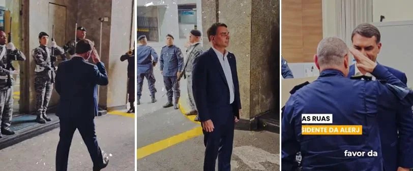 PM do Rio recebe 904 fuzis, capacetes e viaturas em cerimônia com Flávio Bolsonaro 2 ocrente 1778868259