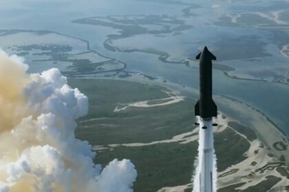 Starship de terceira geração voa pela primeira vez e completa pouso controlado no Índico 6 ocrente 1779497356