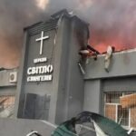 Ataque aéreo russo incendeia igreja evangélica na cidade ucraniana de Balakliya 5 ocrente 1779966277