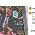 Flávio Bolsonaro condena painel no Paraguai que exibe imagem do pai agredindo jogador 4 ocrente 1780183158