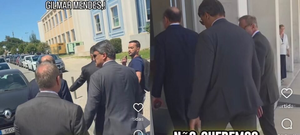 Jornalista português cobra Gilmar Mendes em Lisboa e diz ter sido agredido por seguranças 2 ocrente 1780344255