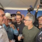 Em BH, Flávio, Zema e Caiado brindam com leite e pregam união da direita para 2026 4 ocrente 1780477490