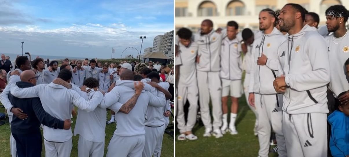 Seleção de Curaçao faz culto público na Holanda antes de embarcar para a Copa de 2026 2 ocrente 1780556667