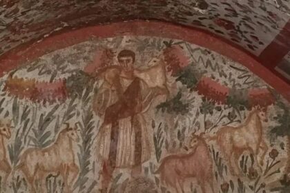 Afresco de quase 1.800 anos com Jesus retratado como Bom Pastor é descoberto em Iznik 2 ocrente 1781055292
