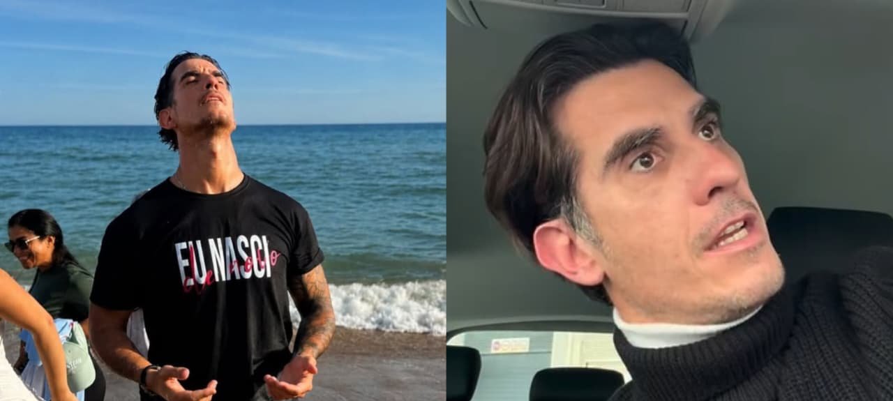 Português que ganhou fama nas redes ao exaltar o Brasil se converte e é batizado em praia do Algarve 2 ocrente 1781254153