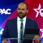 Eduardo Bolsonaro reage a críticas de Zema e defende ruptura completa com o Novo 5 ocrente 1781437776