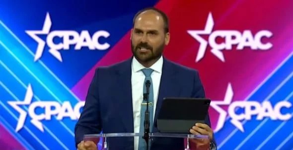 Eduardo Bolsonaro reage a críticas de Zema e defende ruptura completa com o Novo 2 ocrente 1781437776