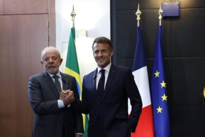 Lula se reúne com Emmanuel Macron na abertura da cúpula do G7 4 ocrente 1781542146