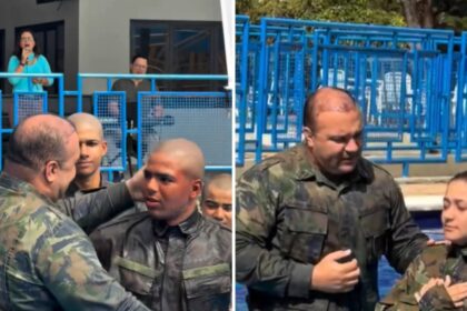 Recrutas da Força Aérea são batizados em Brasília durante cerimônia conduzida por capelão 16 ocrente 1781625854