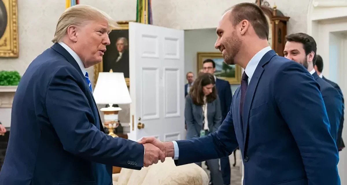 Eduardo Bolsonaro afirma que recorrerá a Trump e a autoridades dos EUA contra decisão do STF 2 ocrente 1781705958