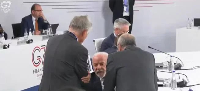 Áudio flagra Lula irritado com chegada antecipada de comitiva ao G7 2 ocrente 1781713189