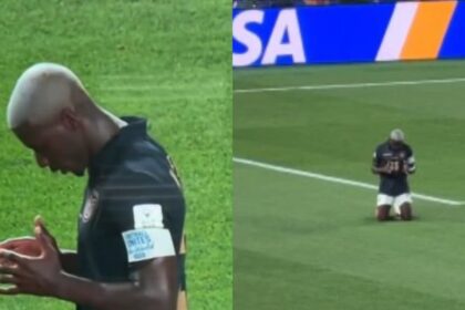 Moisés Caicedo se ajoelha e ora após derrota do Equador para a Costa do Marfim na Copa 10 ocrente 1781732957