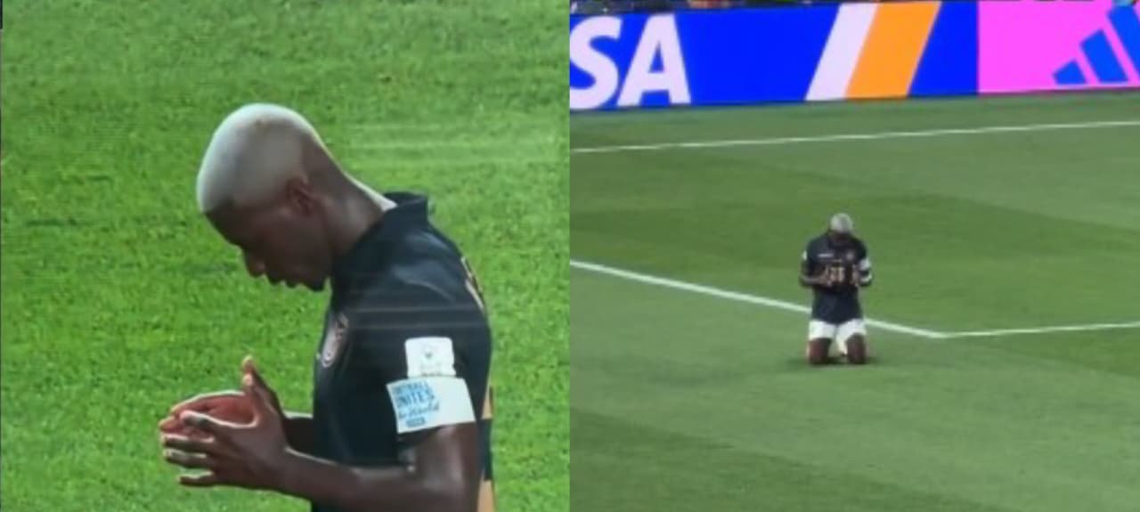 Moisés Caicedo se ajoelha e ora após derrota do Equador para a Costa do Marfim na Copa 2 ocrente 1781732957