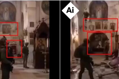 Vídeo de suposto vandalismo de soldados israelenses em igreja libanesa é gerado por IA, dizem autoridades 20 ocrente 1781797807